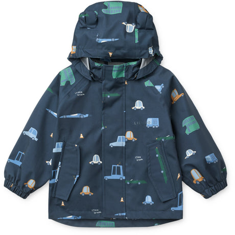 LIEWOOD Cars / Classic Navy Manu Rainwear Set