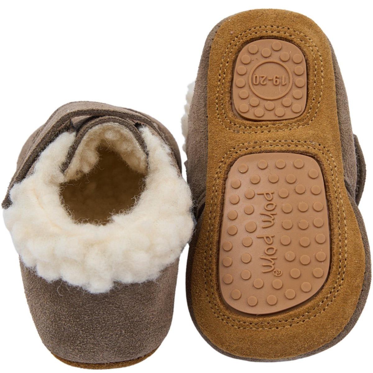 Pom Pom Taupe Beginners Velcro Shepherd