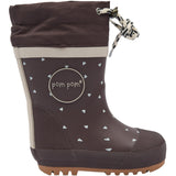 Pom Pom Chestnut Heart Aop Brynn Gumboots Thermo Aop