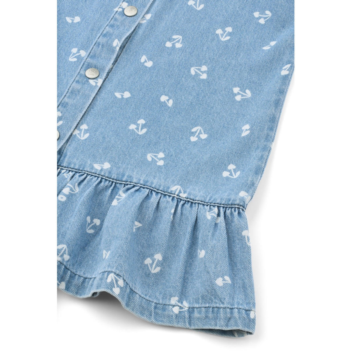 LIEWOOD Cherry Heart Sandy / Denim Sybilla Light Denim Dress