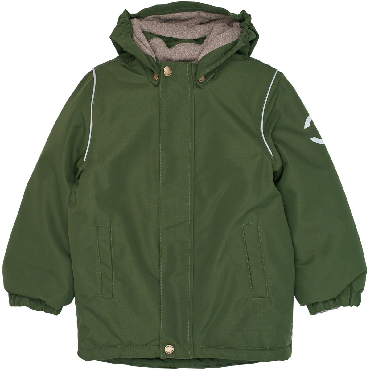 Mikk-Line Kombu Green Winter Jacket Solid