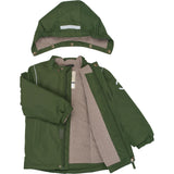 Mikk-Line Kombu Green Winter Jacket Solid