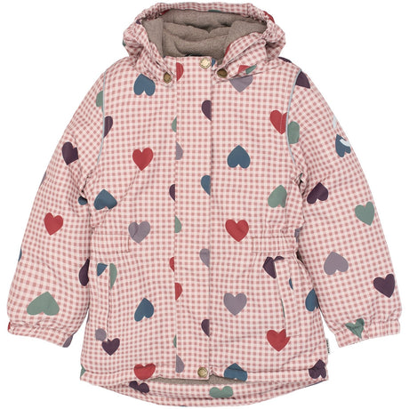 Mikk-Line Heart AOP Winter Jacket Waist AOP