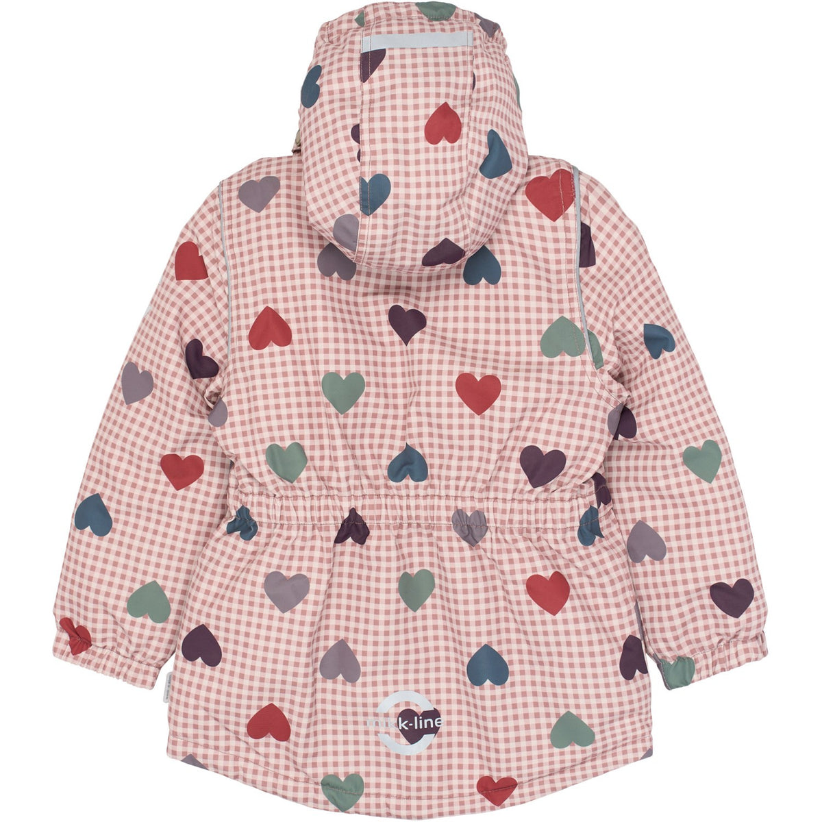 Mikk-Line Heart AOP Winter Jacket Waist AOP