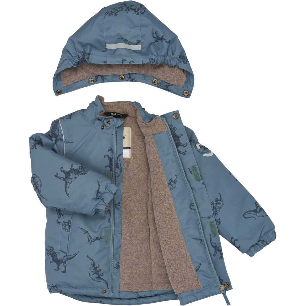 Mikk-Line Dino Stroke AOP Winter Jacket AOP