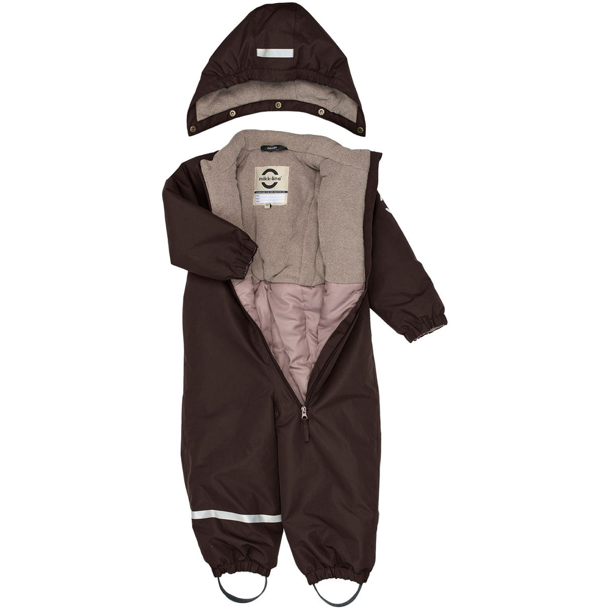 Mikk-Line Coffee Bean Snow Suit Solid Brown