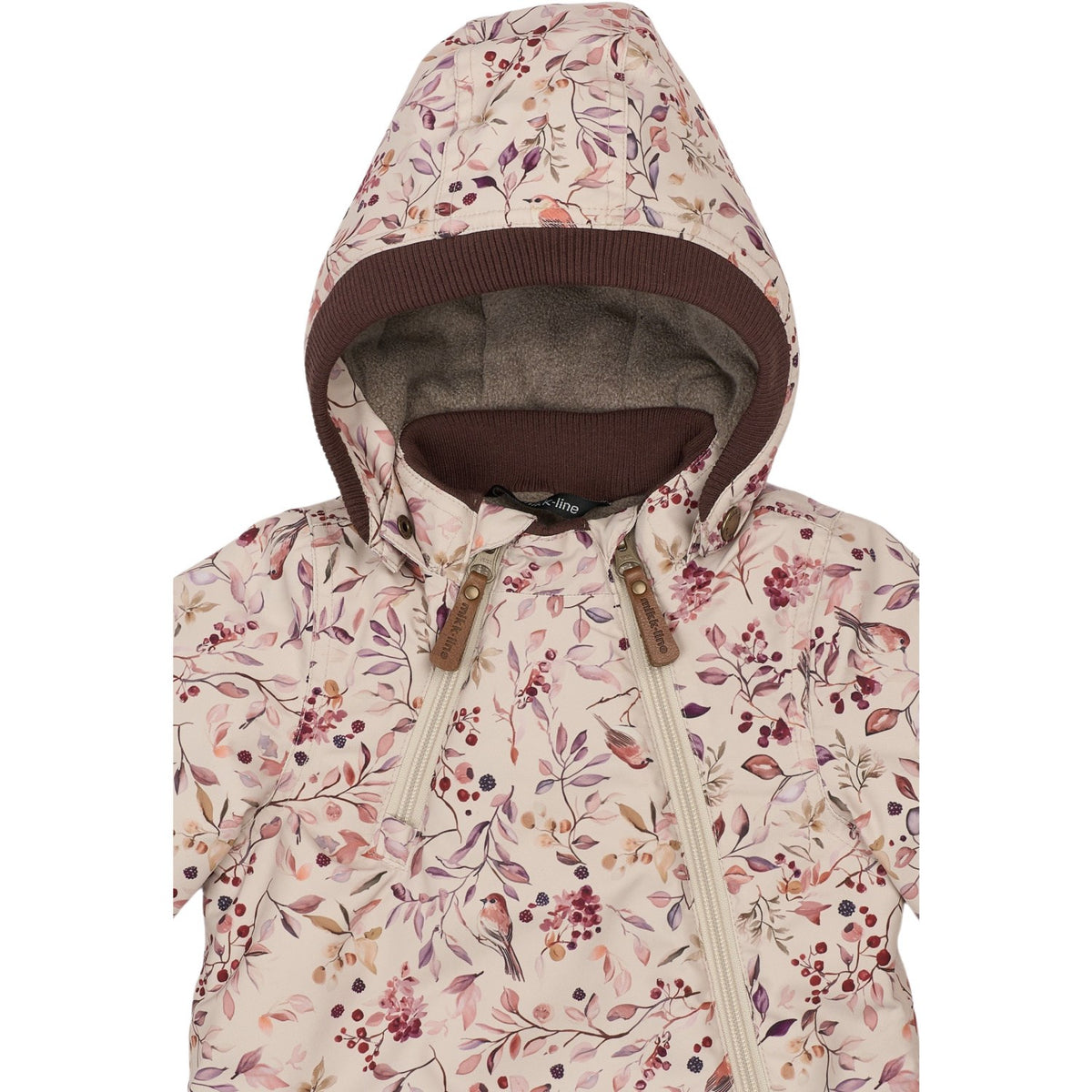 Mikk-Line Berries & Birds AOP Polyester Baby Jacket - AOP