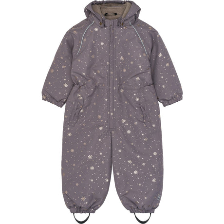 Mikk-Line Snowflake AOP Polyester Junior Suit - Glitter