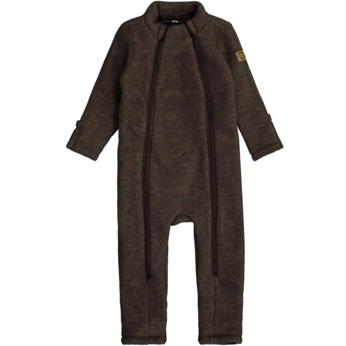 Mikk-Line Dark Brown Melange Wool suit