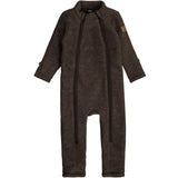 Mikk-Line Dark Brown Melange Wool suit