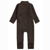 Mikk-Line Dark Brown Melange Wool suit
