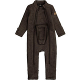 Mikk-Line Dark Brown Melange Wool suit