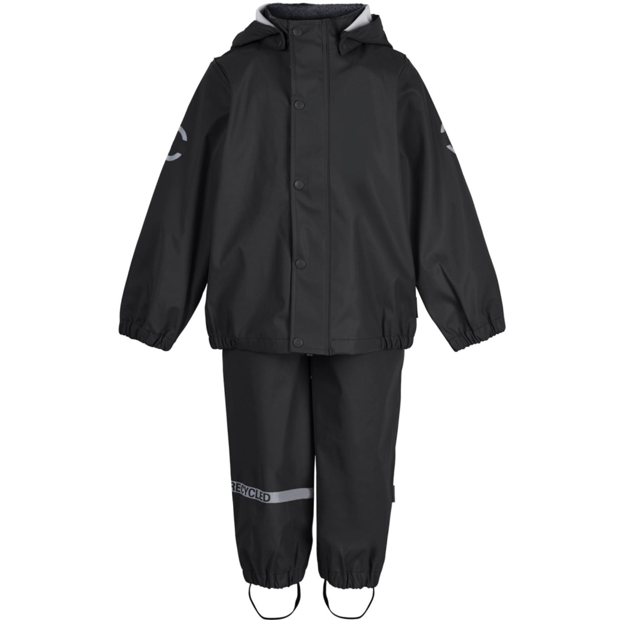 Mikk-Line Rainwear Jacket And Pants Black