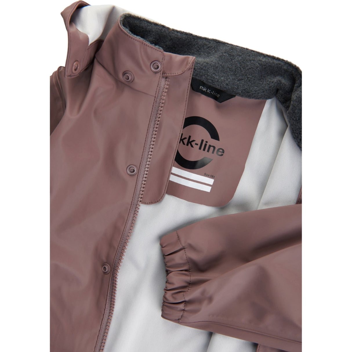 Mikk-Line Rainwear Jacket And Pants Burlwood