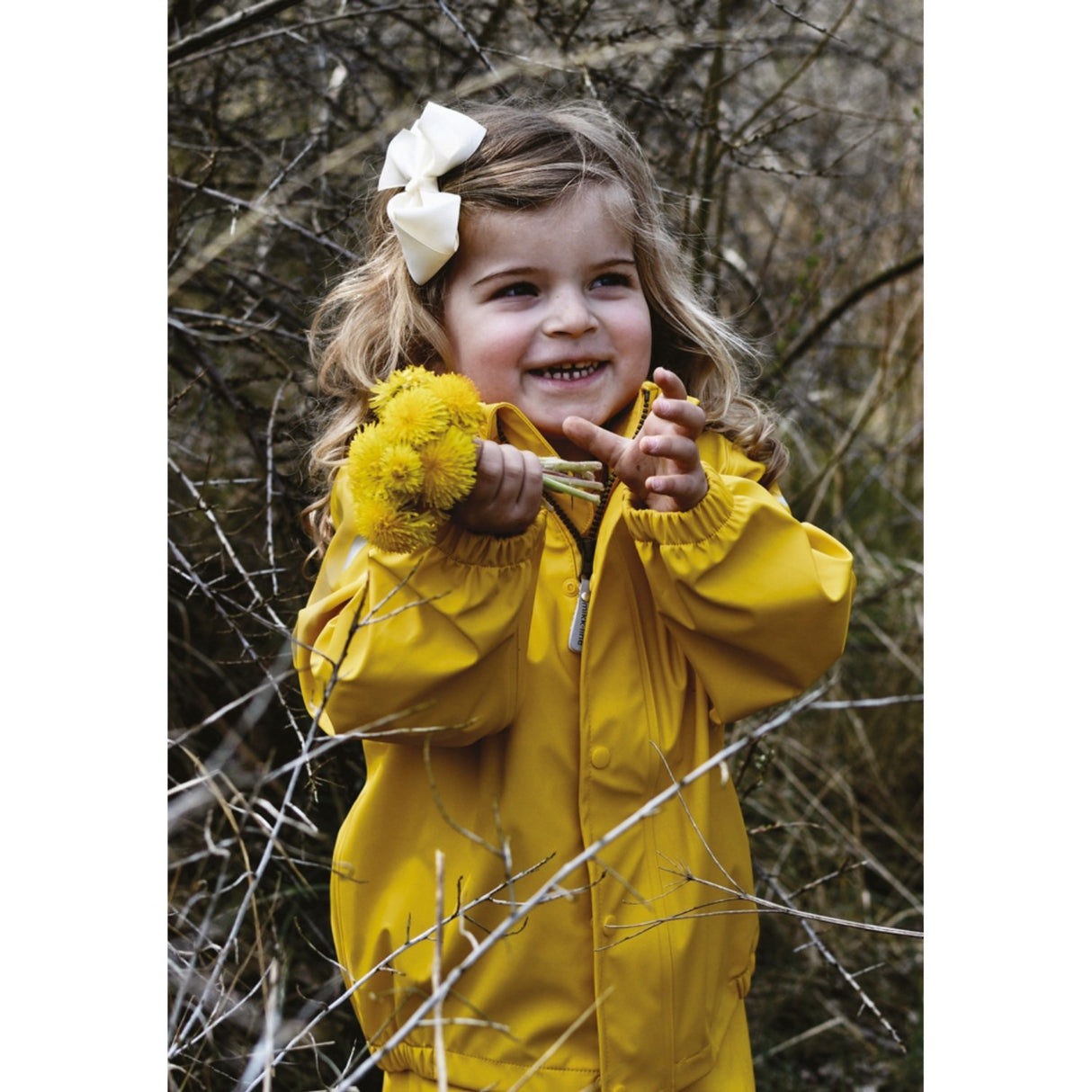 Mikk-Line Rainwear Jacket And Pants Sunflower