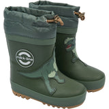 Mikk-Line Kombu Green Wellies Winter - 3D