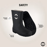 Mikk-Line Black Wellies Solid