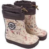 Mikk-Line Berries & Birds AOP Wellies Winter AOP - Barefoot