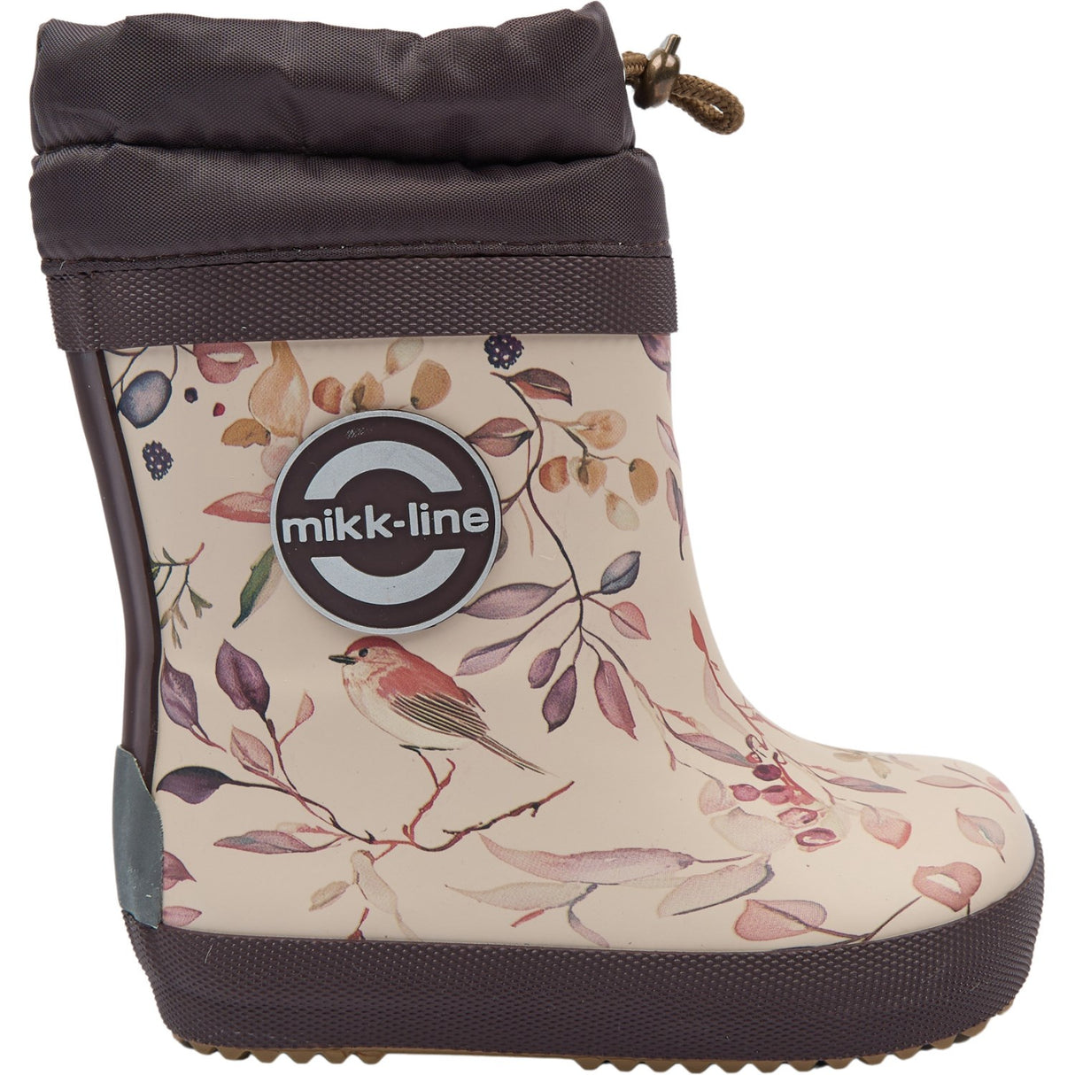 Mikk-Line Berries & Birds AOP Wellies Winter AOP - Barefoot