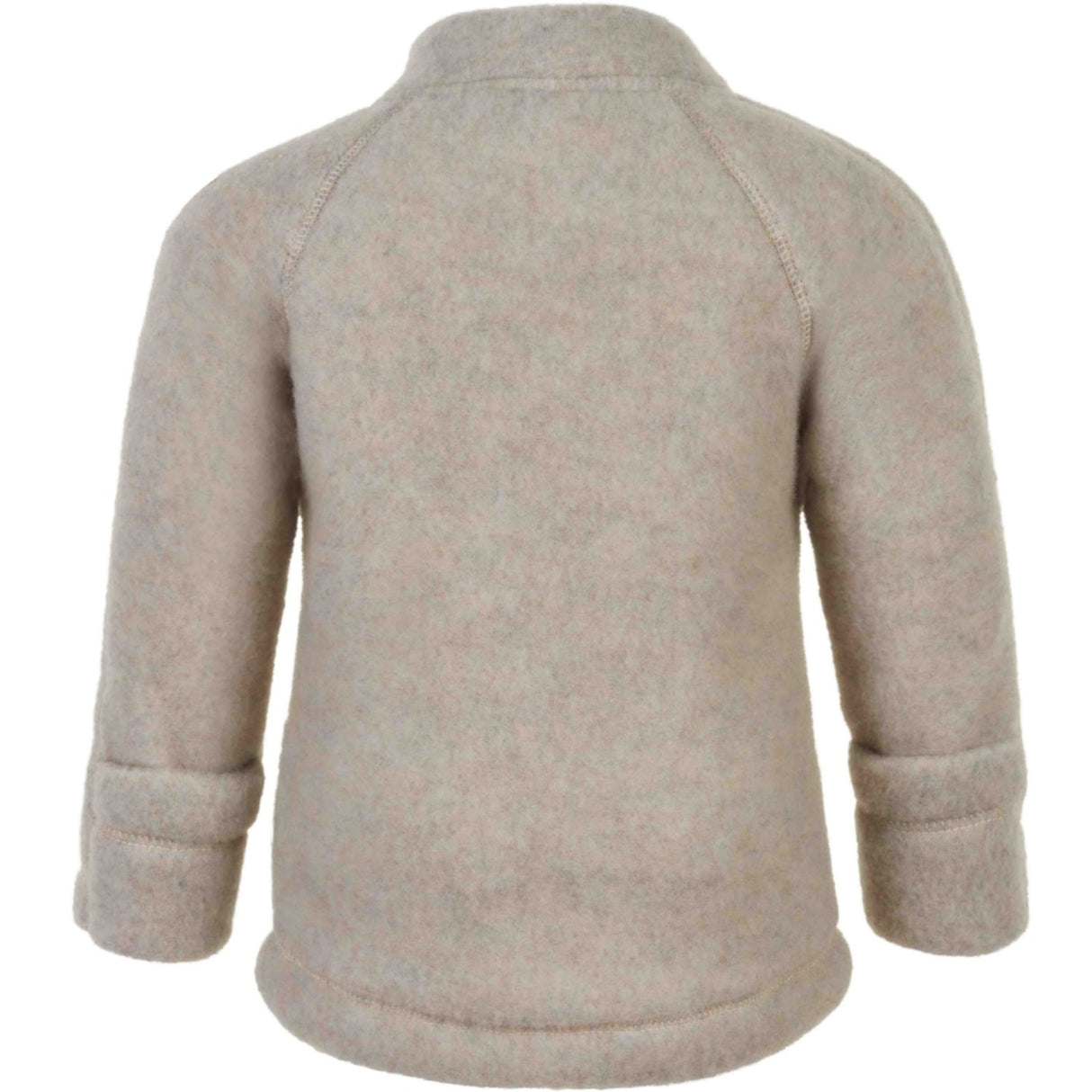 Mikk-Line Melange Offwhite Wool Baby Jacket