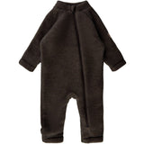 Mikk-Line Dark Brown Melange Wool Suit