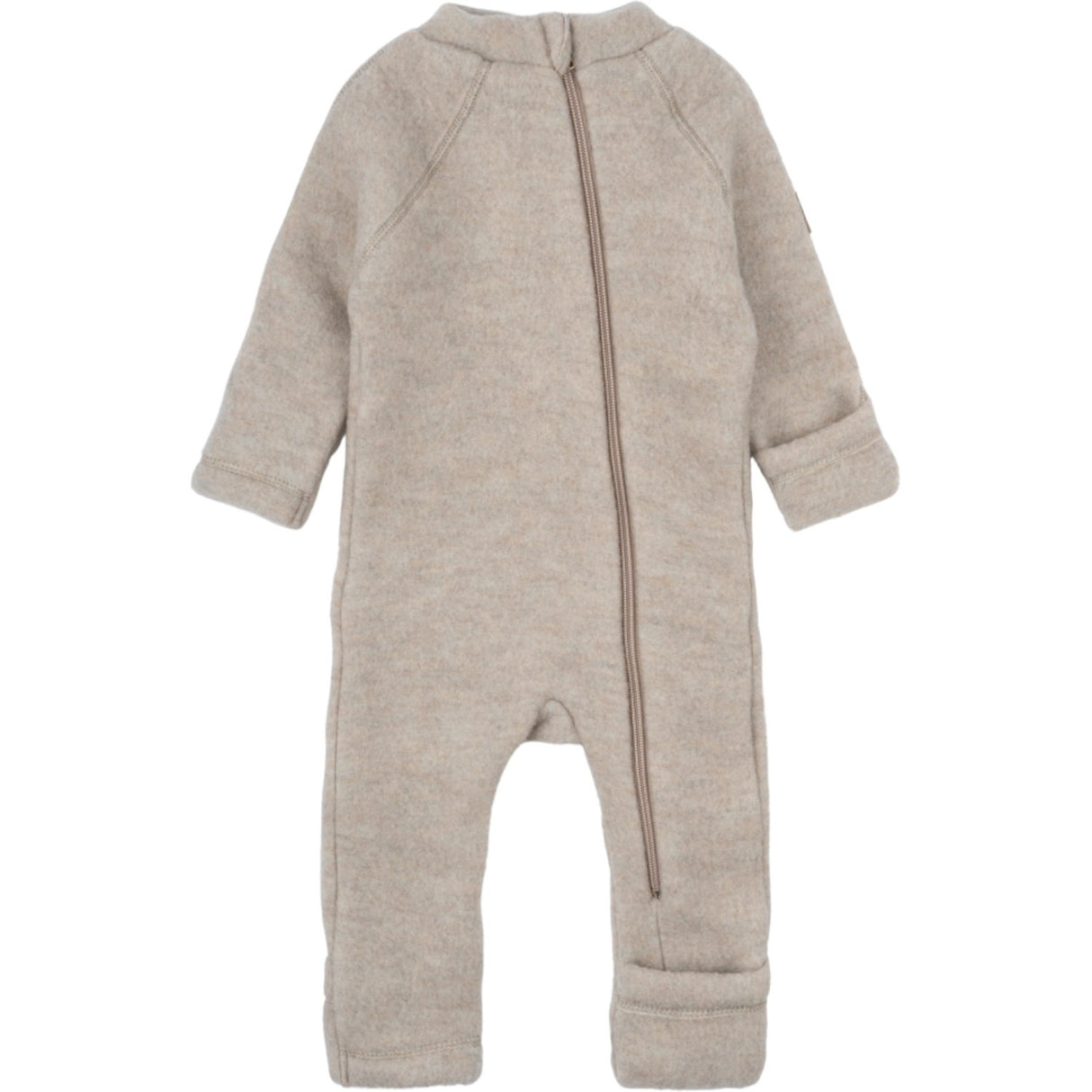 Mikk-Line Wool Suit Melange Offwhite