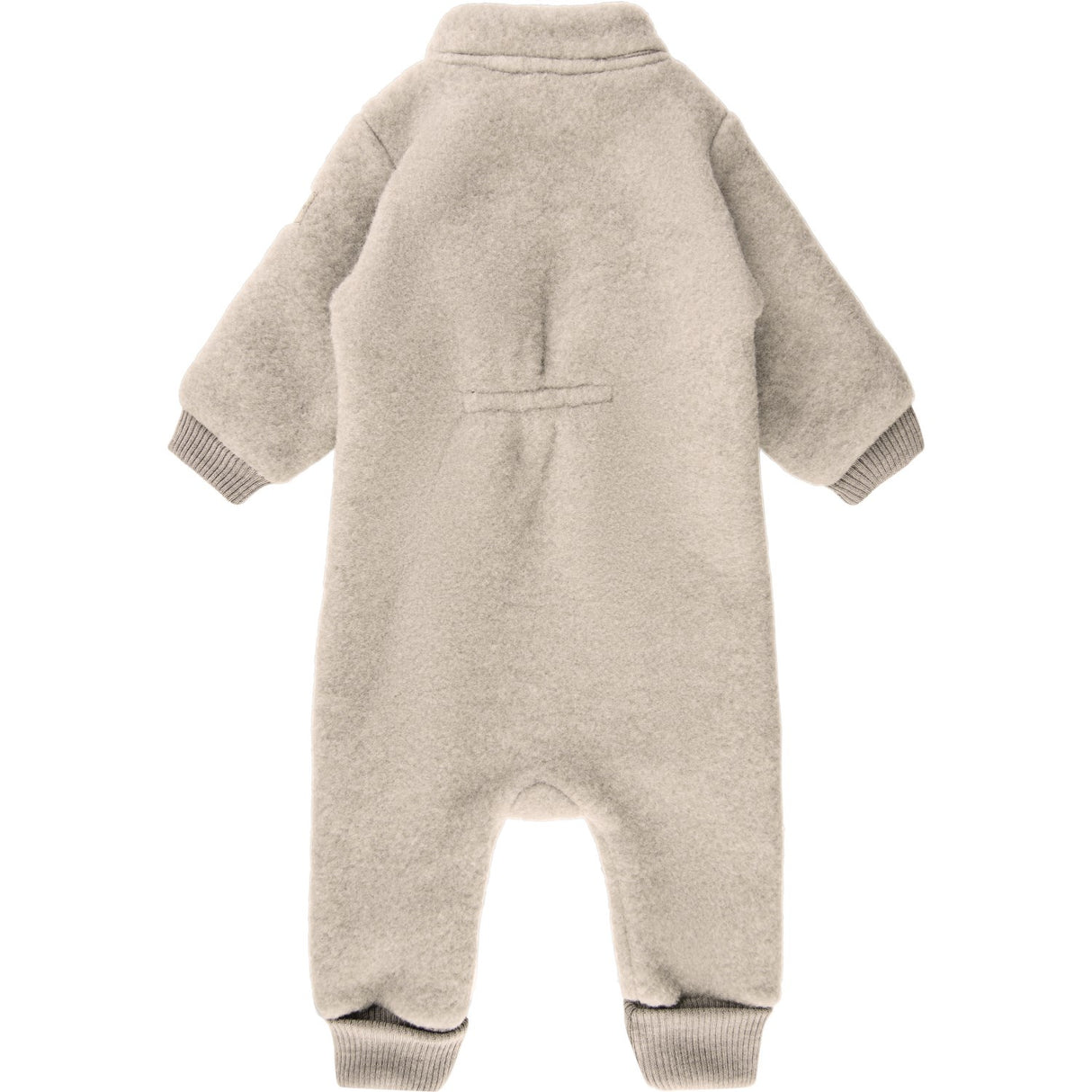 Mikk-Line Melange Offwhite Wool Suit With Rib