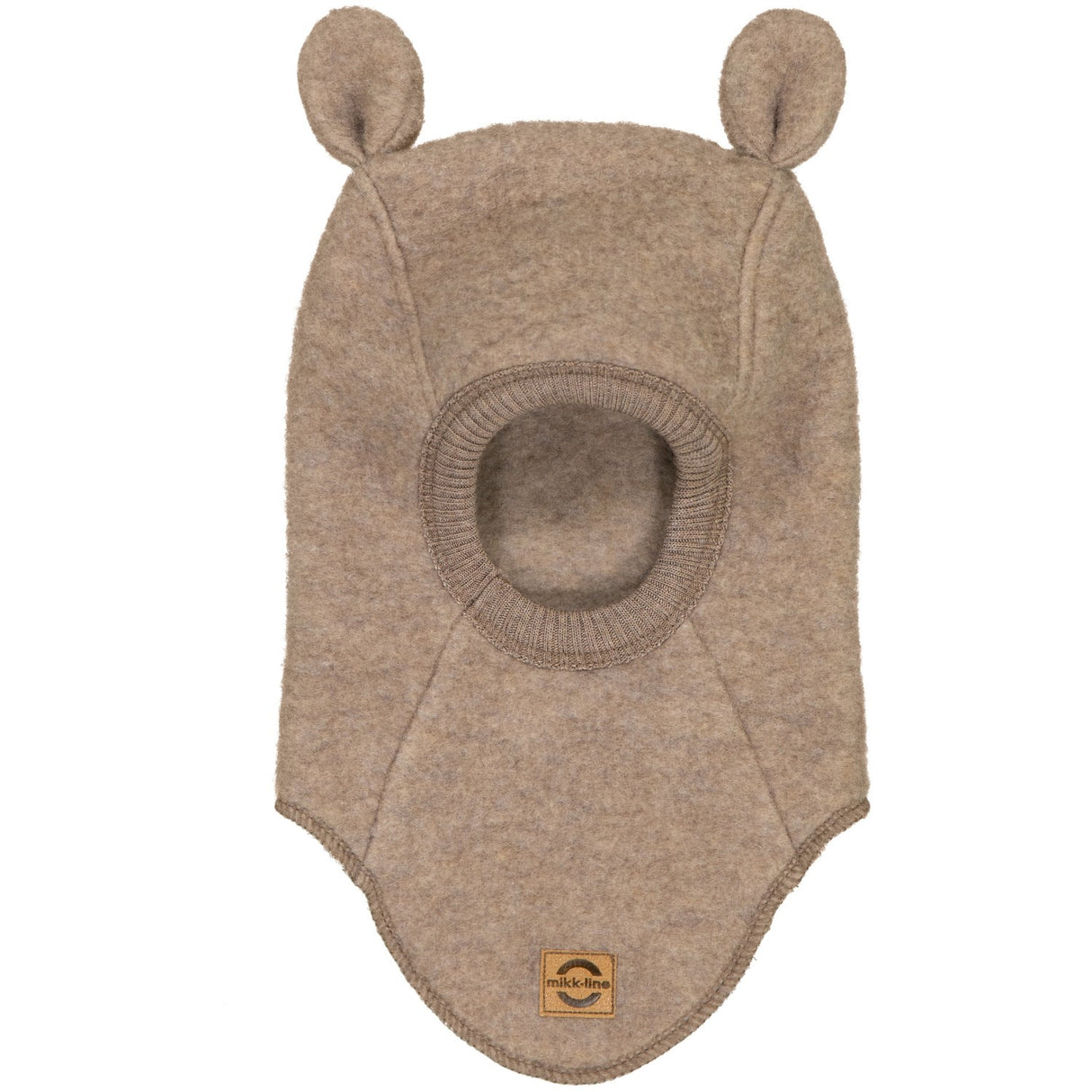 Mikk-Line Wool Balaclava w. Ears Melange Denver