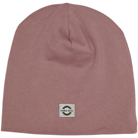 Mikk-Line Twilight Mauve Cotton Hat - Solid