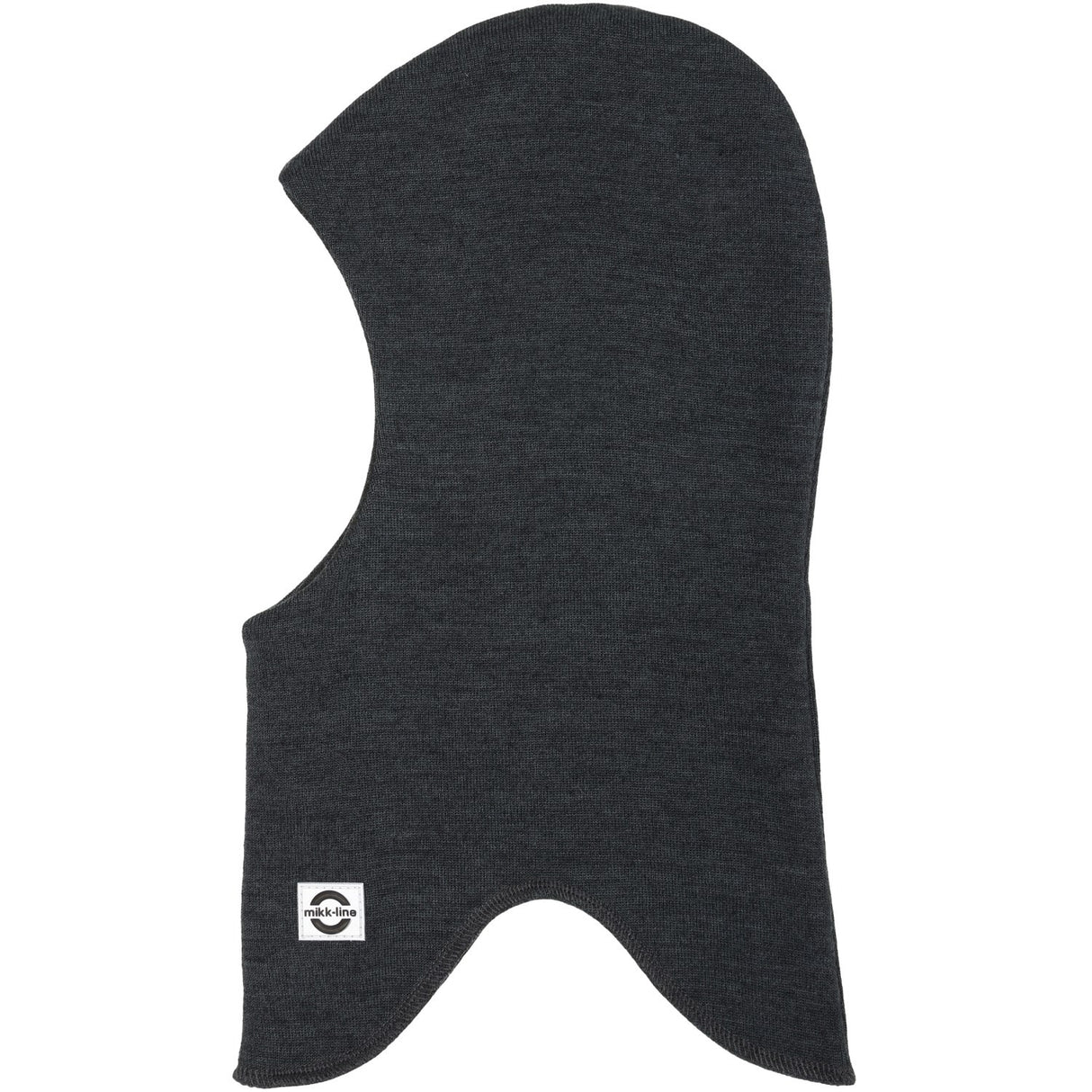 Mikk-Line Wool Balaclava Dark Grey Melange