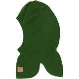 Mikk-Line Kombu Green Knitted Balaclava With Wool & Windstop