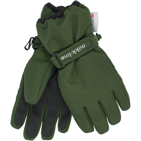 Mikk-Line Kombu Green Polyester Gloves