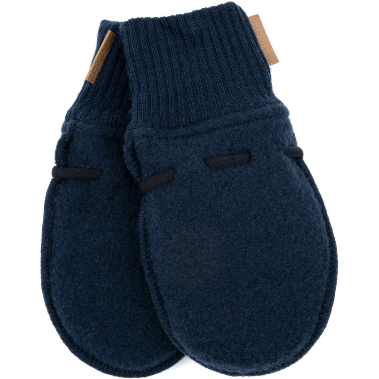 Mikk-Line Wool Mittens Blue Nights