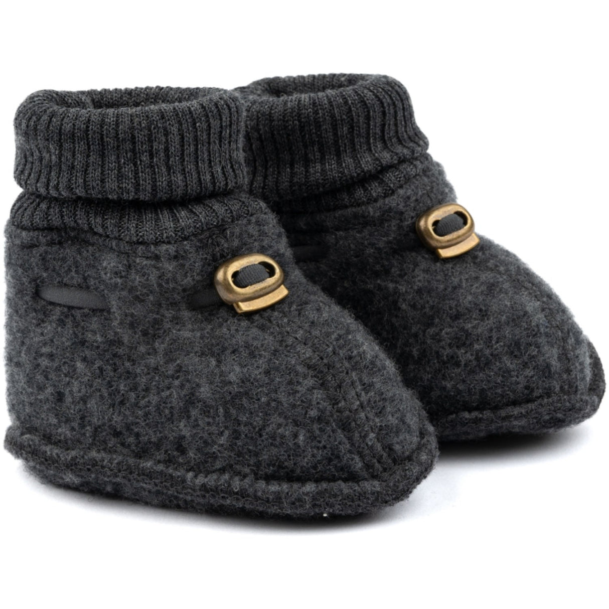 Mikk-Line Wool Footies Anthracite Melange
