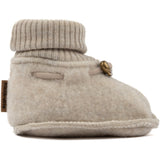 Mikk-Line Melange Offwhite Wool Footies