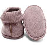 Mikk-Line Twilight Mauve Wool Footies
