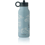 LIEWOOD Race Cars / Beach Blue Falk Water Bottle 350 Ml