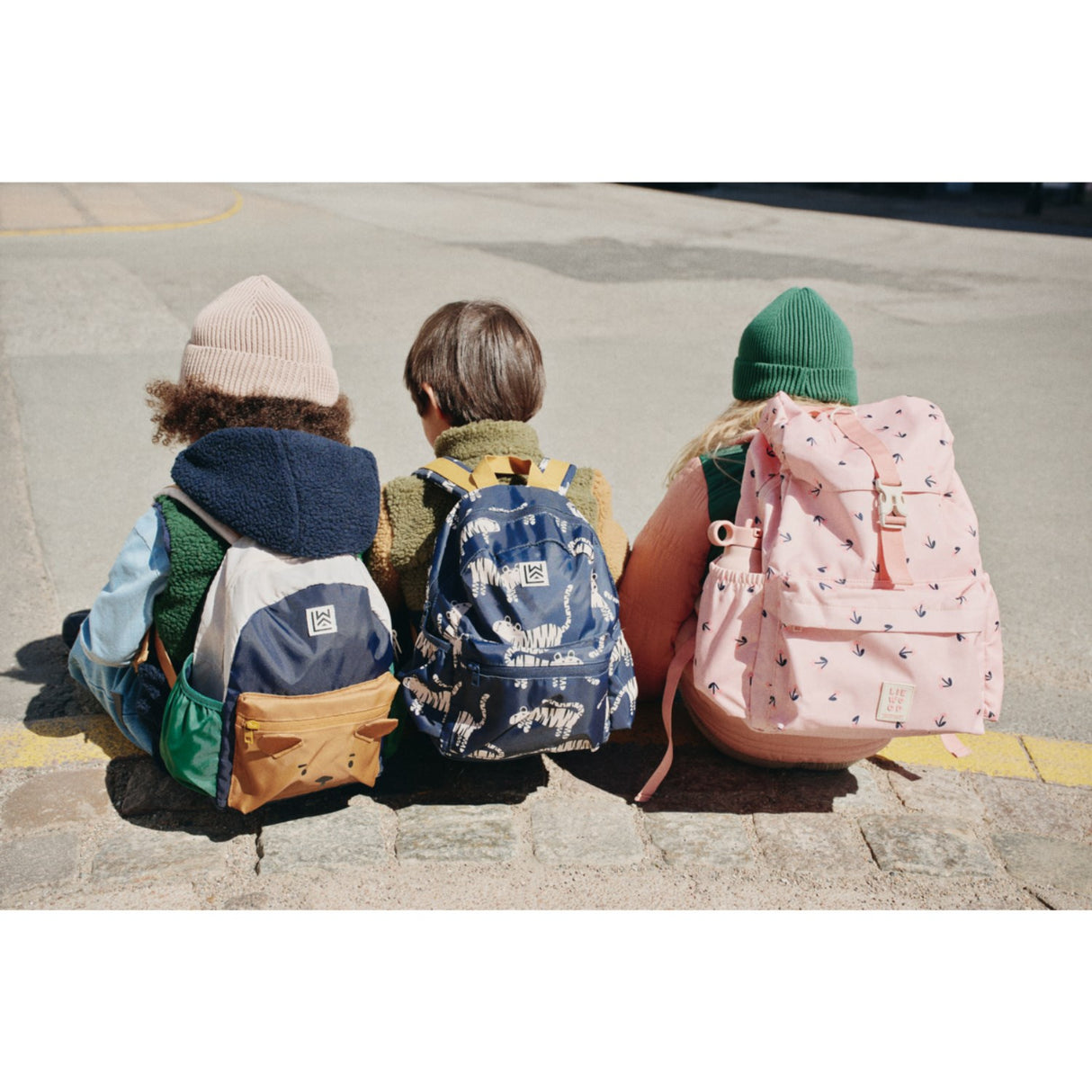LIEWOOD Cherry Heart / Rosey Johnny School Backpack