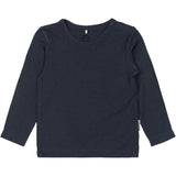 Mikk-Line Blue Nights Wool/Bamboo Ls Top