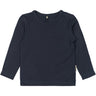 Mikk-Line Blue Nights Wool/Bamboo Ls Top