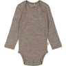 Mikk-Line Melange Denver Merino Wool Ls Body