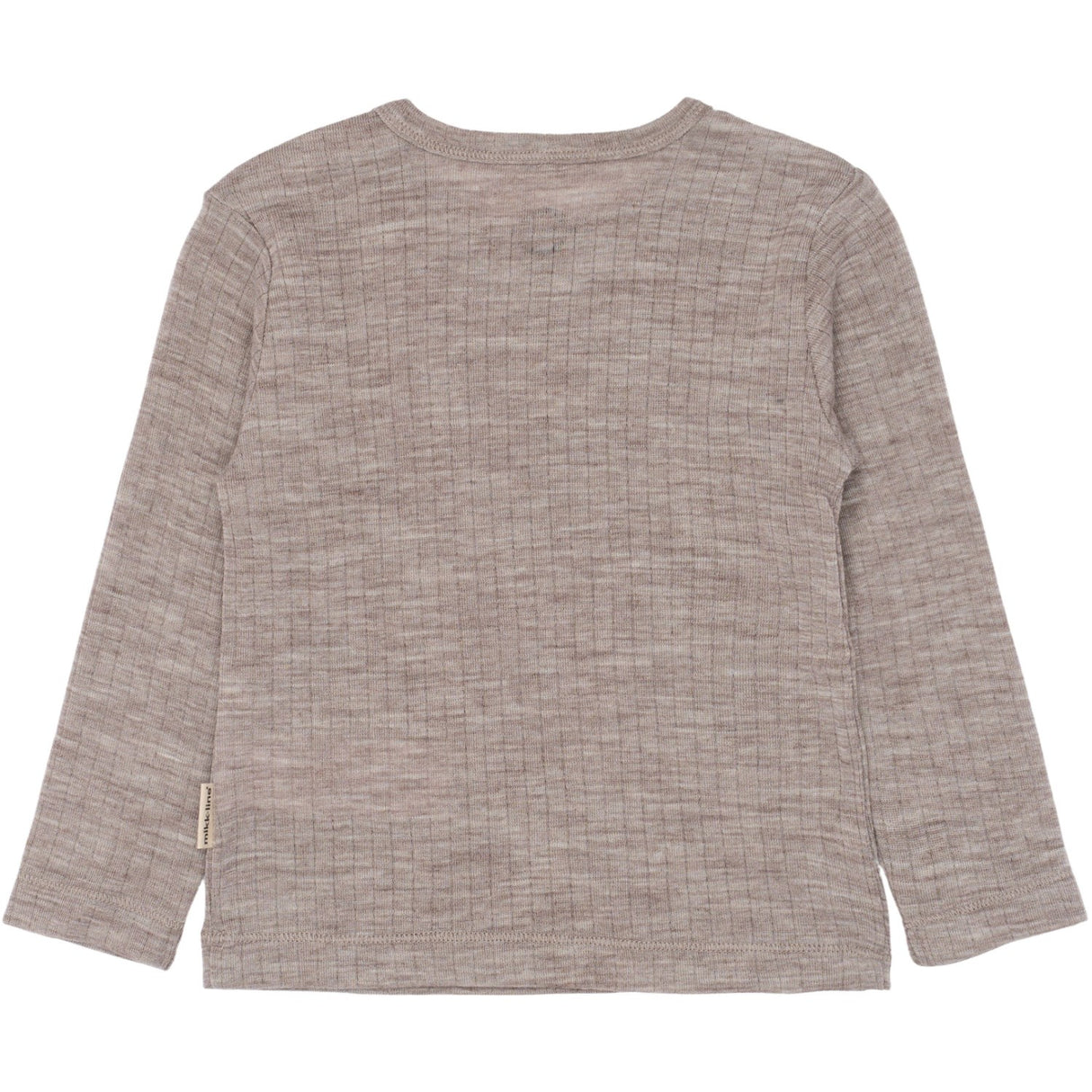 Mikk-Line Melange Denver Merino Wool Ls Top