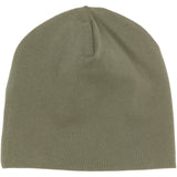 Mikk-Line Dusty Olive Cotton Hat - Solid