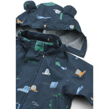LIEWOOD Cars / Classic Navy Manu Rainwear Set