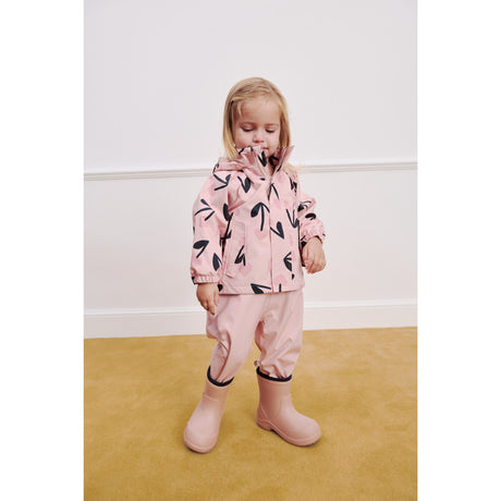 LIEWOOD Mega Cherry Heart/ Rosey Mix Manu Rainwear Set