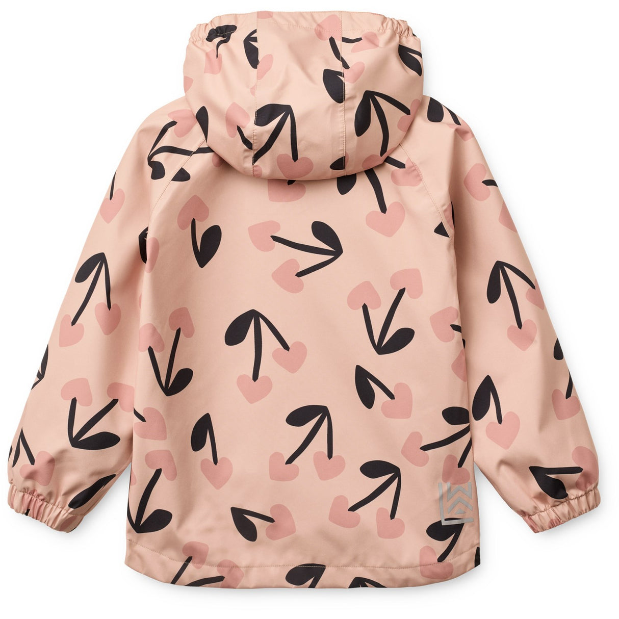 LIEWOOD Mega Cherry Heart/ Rosey Mix Pedia Rainwear Set
