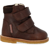 Angulus Dark Brown/Dark Brown Beginners Tex-Boot Med Velcro Closure