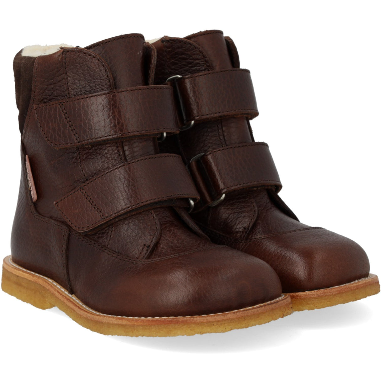 Angulus Dark Brown/Dark Brown TEX Boot with Velcro Closure