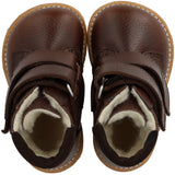 Angulus Dark Brown/Dark Brown Beginners Tex-Boot Med Velcro Closure