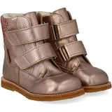 Angulus Rose Copper/Rose Glitter Tex-Støvle With Glitter Og Velcro